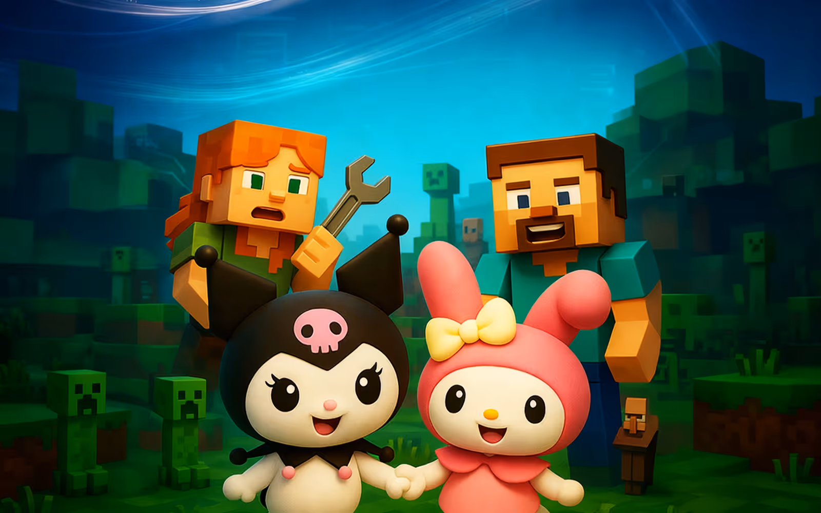 Minecraft ve Kuromi "Büyük Macera"